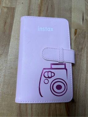 Instax Pink Camera Graphic Photo Album